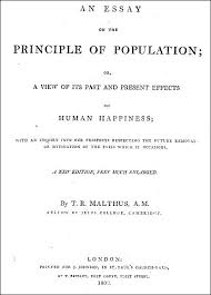 Title Page Of An Essay On The Principle Of Population 1803