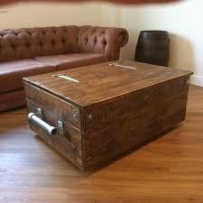Chest Trunk Coffee Table Storage Box