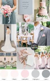 Blush Pink And Soft Gray Wedding Palette A Perfect
