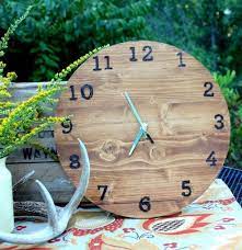 Diy Wood Clock Sweet Pea