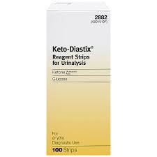 Keto Diastix Reagent Strips For Urinalysis