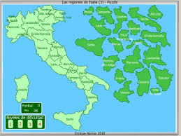 Resultado de imagen de mapa regiones de italia