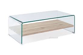 Murano Bent Glass Coffee Table With