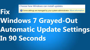 Fixed Windows Update Some Settings Are Managed By Your System Administrator
