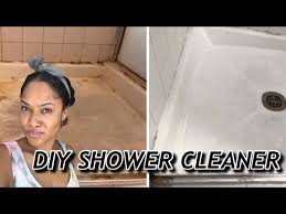 diy shower floor cleaner bathroom