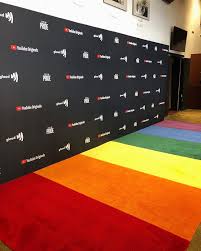 rainbow carpet al for pride events