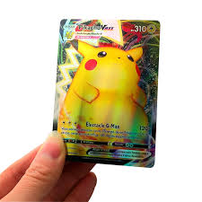 Dispatched with royal mail 2nd class. Promotion Price French Version Language Pikachu V Vmax Pokemon Card Colletection Game Collection Cards Aliexpress