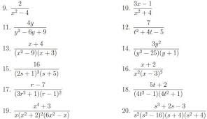 Integrals Of Rational Functions