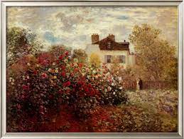 At Argenteuil Claude Monet Painting