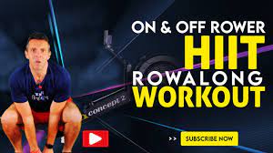 rowing hiit circuits with off and on
