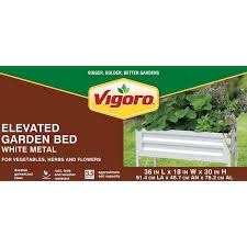 Vigoro Stand Up Steel Raised Garden