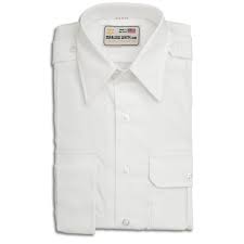 Male Army Asu White Long Sleeve Shirt
