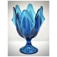 Bluenique Handkerchief Pedestal Vase