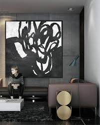 large abstract art oversized minimal