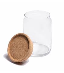 glass jar with cork lid 2l ah table