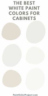 White Paint Colors For Cabinets