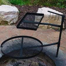 You can cook all the campfire food your heart desires with this square fire pit cooking grill. Sunnydaze Decor 16 In X 22 In 1 Rectangle Plated Steel Grilling Grate Lowes Com In 2021 Fire Pit Cooking Fire Pit Grate Fire Pit Bbq