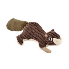squirrel with squeaker dog toy