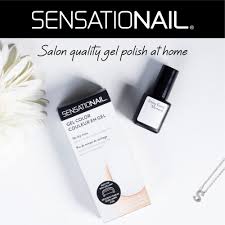 sensationail gel nail polish white