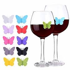 6pcs Set Creative Cute Wine Glass Charm