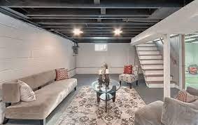 10 Modern Unfinished Basement Ideas To
