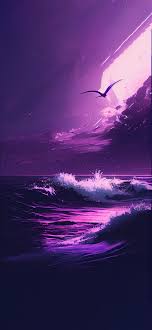 sea purple art wallpapers purple