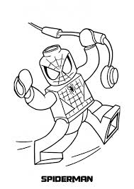 Instagram.com/datweirdart how to draw baby groot. Incredible And Also Beautiful Lego Spiderman Coloring Pages Intended For Home Lego Coloring Pages Lego Coloring Spiderman Coloring