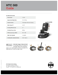 htc500 grinder with vacuum