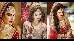 bridal makeup and dresses for eid ul