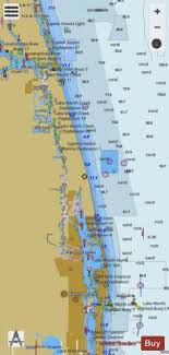 Palm Shores To West Palm Beach Florida Nn Oo Marine Chart