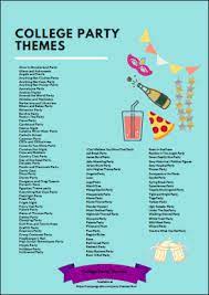 Actually fun summer party theme ideas for adults; 100 College Party Themes And Ideas Campusgrotto
