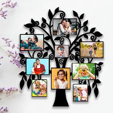 personalised family tree photo frame
