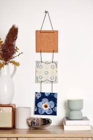 Tiered Ceramic Tile Wall Hanging