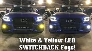 White And Yellow Fog Lights Deautokey Led Fogs Reverse Interior On Sq5