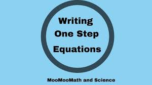 One Step Equations Math Word Problems