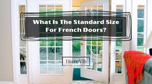 Standard Size For French Doors