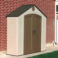 Find the best outdoor storage sheds, plastic sheds, and garden sheds for your home at lifetime. Lifetime Outdoor Storage Shed 8 X 5 Flaghouse