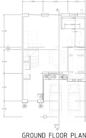 ground floor plan of three bed room