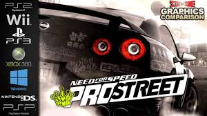 Need for speed is famous for games about illegal races, but need for speed: Need For Speed Prostreet Graphics Comparison Ps2 Wii Ps3 Xbox 360 Pc Nds Psp Youtube