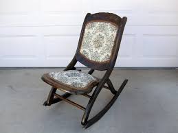antique folding rocking chair foter