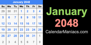 january 2048 calendar