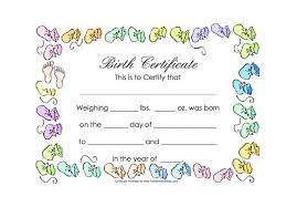 15 Birth Certificate Templates Word Pdf Template Lab