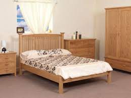 oak bed frame