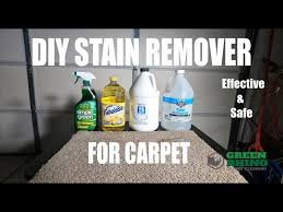 homemade carpet stain remover you
