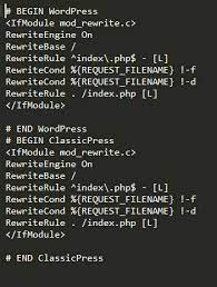 htaccess rewrite rules on migration