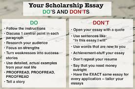 Ideas for scholarship essays  No Need Website To Write Essays U S Bank Scholarship