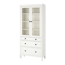 Hemnes Display Cabinet With 3 Drawers