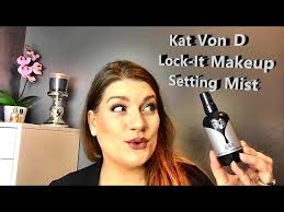 kat von d lock it makeup setting mist