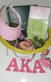 alpha kappa alpha pink green gift