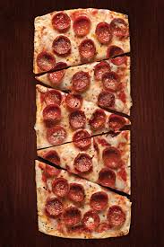 thin crust pepperoni pizza flatoutbread